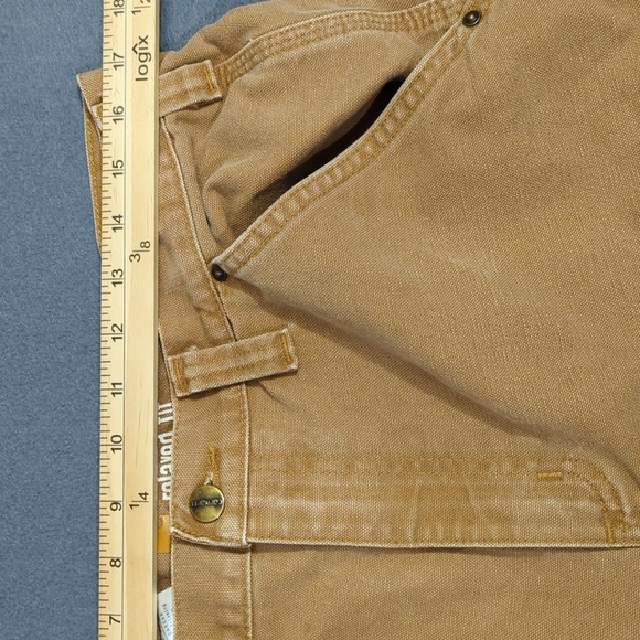 Carhartt Pants Men's 35x30 Brown Double Knee Relaxed Fit Duck Canvas 10098-211 - Picture 6 of 12